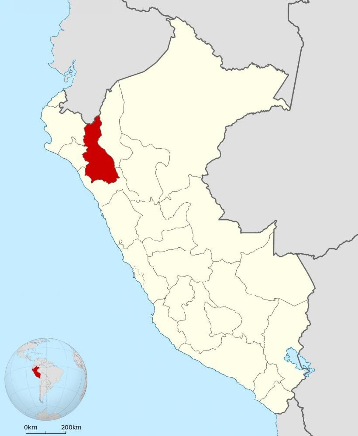 karte cajamarca Peru