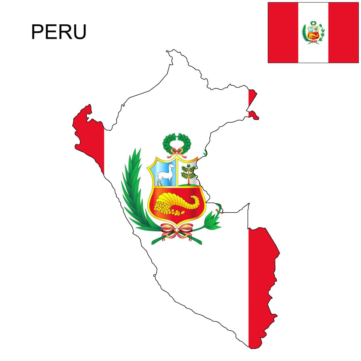 karte Peru karogu