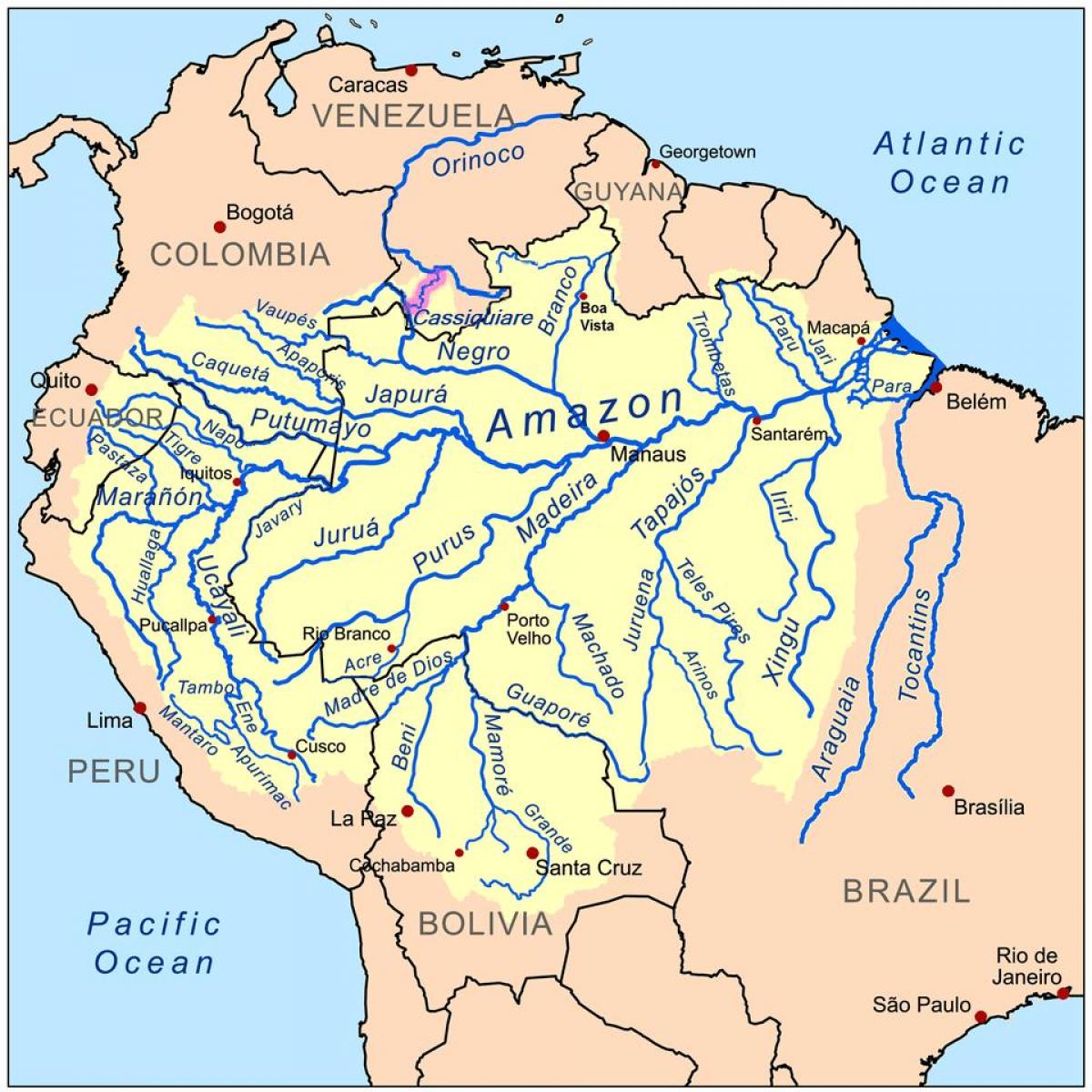 upes Peru karte