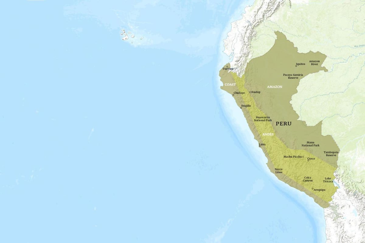 karte kuelap Peru