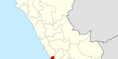 Karte ica Peru