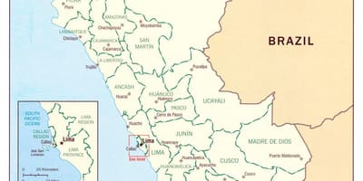 Karte Peru