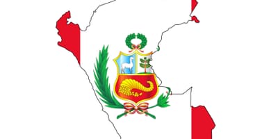 Karte Peru karogu